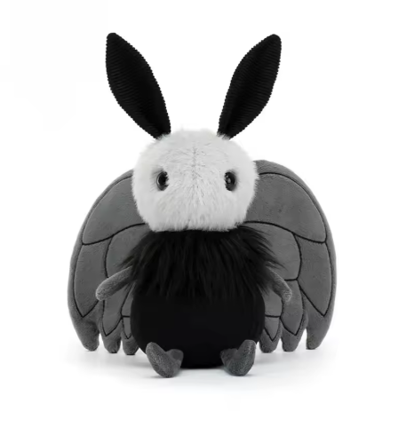 Halloween Moth Figure soft plush toy Texture Rich Cute Novel Funny for Children and Friend the Best Halloween Gift Toy Companion