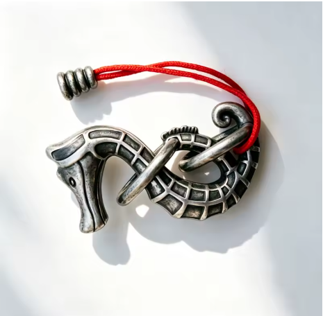 Seahorse Rope Puzzles Disentanglement Brain Teasers for Adults Kids Logic IQ Test Toys Mind Challenge Educational Gifts