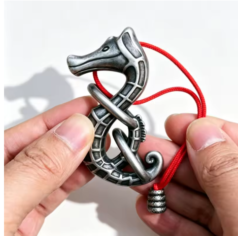 Seahorse Rope Puzzles Disentanglement Brain Teasers for Adults Kids Logic IQ Test Toys Mind Challenge Educational Gifts