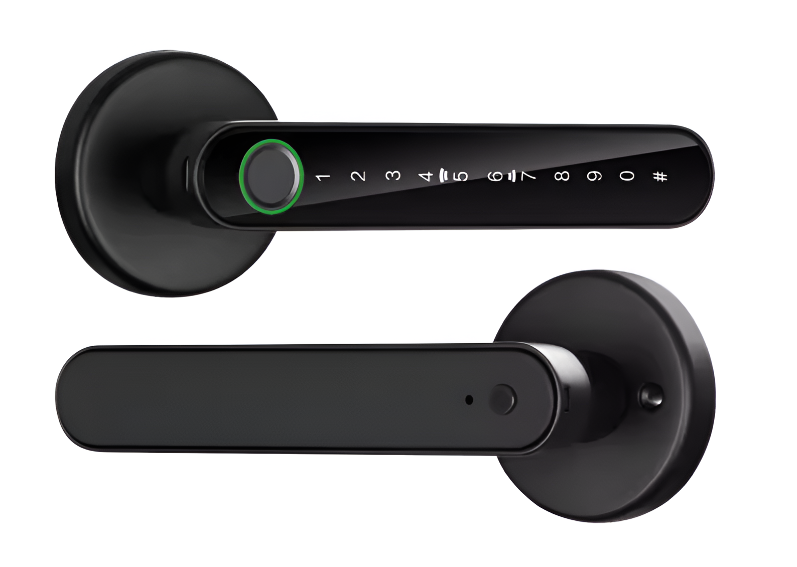 KERUI Tuya Smart Life Fingerprint Door Lock Bluetooth Electronic Door Lock Fingerprint/Password/Tuya APP/Key/Card Unlock