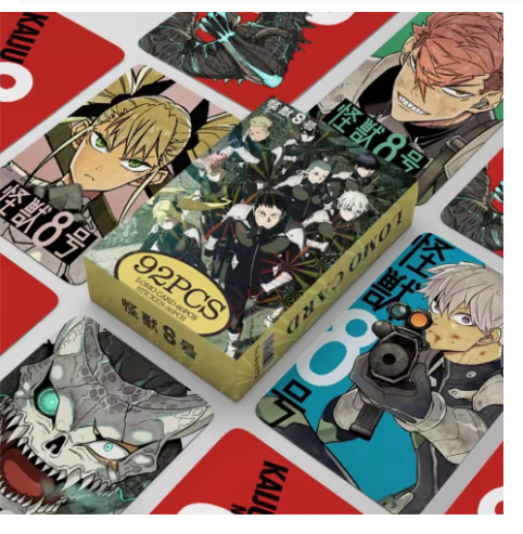 92Pcs Kaiju number 8 Anime lomo Card High-definition Reno Ichikawa Ashiro Mina Postcard Fan Party Decoration Children's Gift