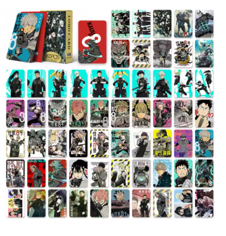 92Pcs Kaiju number 8 Anime lomo Card High-definition Reno Ichikawa Ashiro Mina Postcard Fan Party Decoration Children's Gift