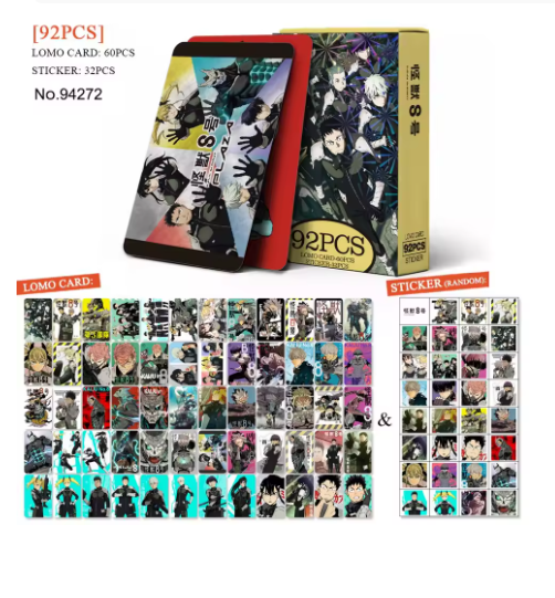 92Pcs Kaiju number 8 Anime lomo Card High-definition Reno Ichikawa Ashiro Mina Postcard Fan Party Decoration Children's Gift