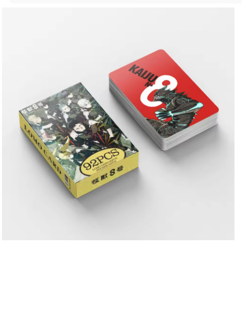 92Pcs Kaiju number 8 Anime lomo Card High-definition Reno Ichikawa Ashiro Mina Postcard Fan Party Decoration Children's Gift