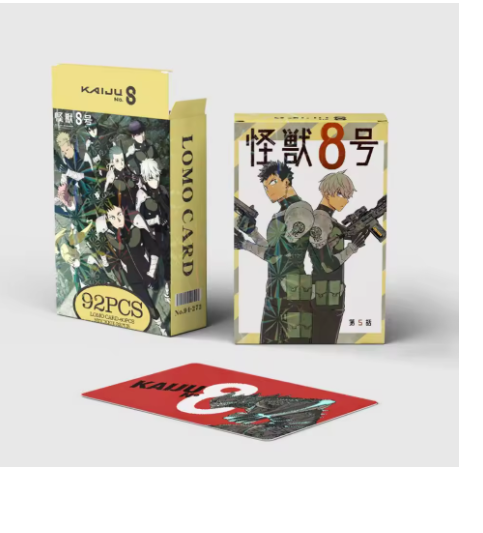 92Pcs Kaiju number 8 Anime lomo Card High-definition Reno Ichikawa Ashiro Mina Postcard Fan Party Decoration Children's Gift