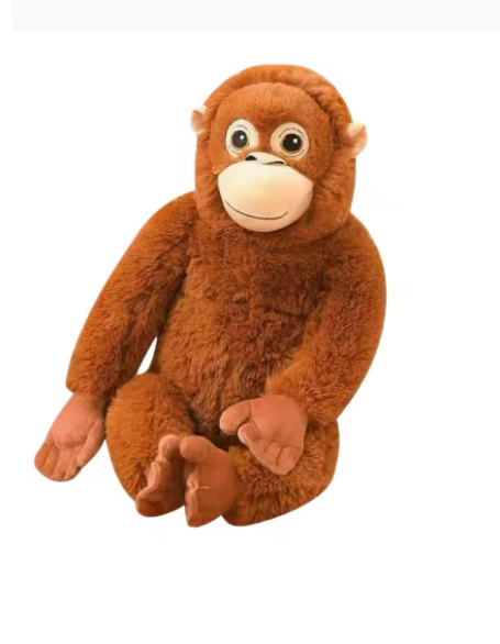 Hot Cartoon Gorilla Plush Toy Chimpanzees Monkey Soft Stuffed Doll Backpack Car Bag Room Decor Fans Gift