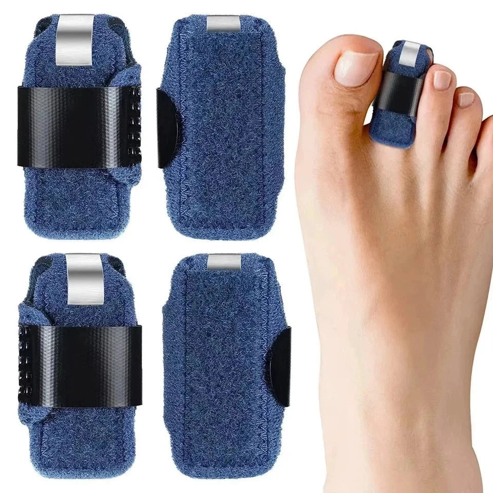 Toe Straightener Hammer Toe Corrector Brace Splint Wrap for Broken Fingers Toes