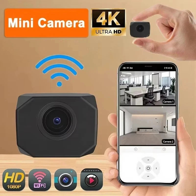 Mini Camera WiFi 1080P HD Smart Home Security Portable IP Cam Remote Monitoring